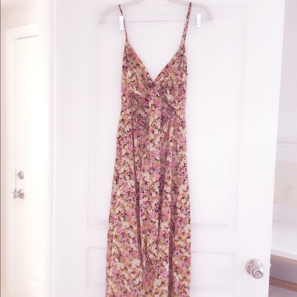 Floral Print Tie-Back Dress XS - Picture 9 of 10